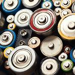 Collection of old batteries